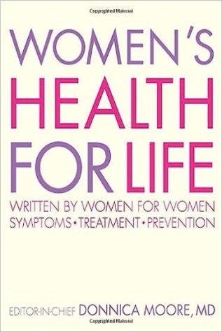 Book cover showing the title "Women's Health for Life"